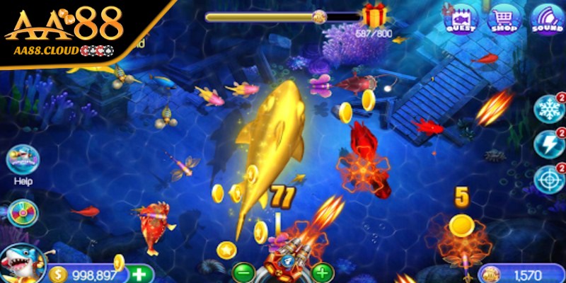 Người chơi nên áp dụng nhiều chiến thuật chơi bắn cá xèng đổi thưởng 